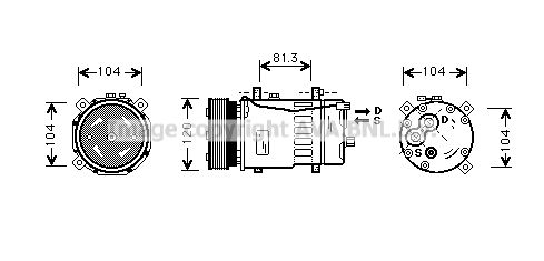 AVA QUALITY COOLING Kompressor,kliimaseade VWK049